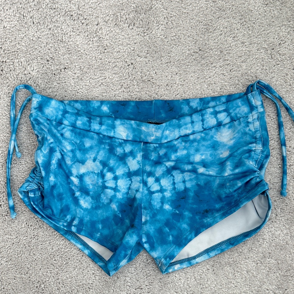 Onzie Side String Short Blue Tie Dye OS